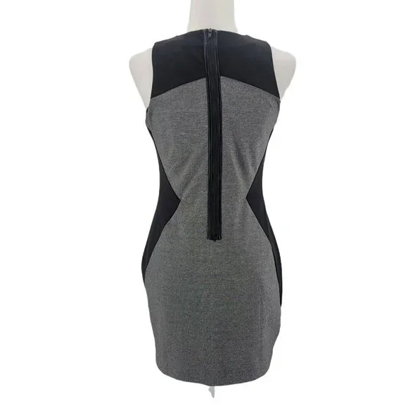 NWT Pink Martini Hally Sleeveless Colorblock Charcoal Dress Womens Small - Picture 5 of 12